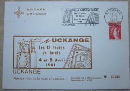 France - Enveloppe - Uckange - Tarots - 1981. Tirage Limité à 200 Ex - Brieven En Documenten