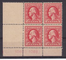 Nr 224C (4) **, Double Plate Number, Michel = ?? € (X09096) - Unused Stamps