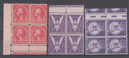 Nr 252C, 508, 656A **, Interpanneaux, Michel = ?? € (X09212) - Unused Stamps