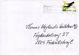 DANEMARK. N°1222 De 1999 Sur Enveloppe Ayant Circulé. Hirondelle. - Golondrinas