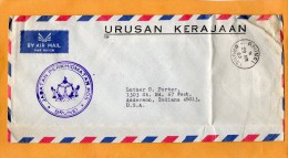 Brunei 1965 Cover Mailed To USA - Brunei (1984-...)