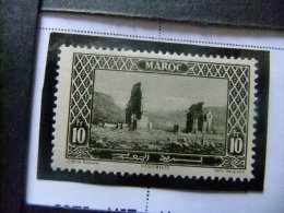 MARRUECOS MAROC 1923 RUINAS Y REBAÑO DE OVEJAS YVERT 123 * MH - Nuevos