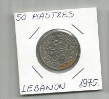 B12 Lebanon 50 Piastres 1975. - Lebanon