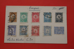 TURQUIE TURKICH TURKIA TURC TURKICH LA COLLECTION ->> 10 TIMBRES STAMPS  OBLITERES GARANTIS AUTHENTIQUES - Used Stamps