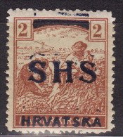 Yugoslavia 1918. Croatia-SHS-ERROR, "DOUBLE OVPT", MNH(**) - Ongebruikt