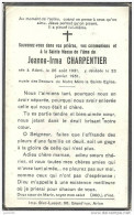 ATTERT ..-- Mademoiselle Jeanne CHARPENTIER , Née En 1931 , Décédée En 1951 . - Attert