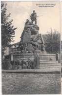 Gruß Aus BIEDENKOPF Kreis Kriegerdenkmal 21.Juli 1926 Datiert Kunstverl C Zeiler - Biedenkopf