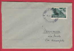 178514  / 1950 - 4 Leva - Tractor , Tracteur Agricole , Traktor  , GARE Gorna Oryahovitsa - BELOVO Bulgaria Bulgarie - Covers & Documents