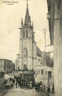 CPA (34)    CASTRIES  ,l Eglise - Castries