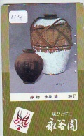 Telecarte Japan * VASE Poterie POTTERY Vaas ART Décoration (114) - Kultur