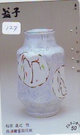 Telecarte Japan * VASE Poterie POTTERY Vaas ART Décoration (127) - Cultura