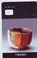 Telecarte Japan * VASE Poterie POTTERY Vaas ART Décoration (151) - Kultur