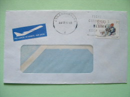 South Africa 1988 Cover To England - Sicculents Cactus Plants - Christmas Slogan - Air Mail Label - Briefe U. Dokumente