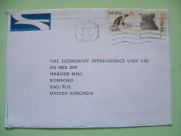South Africa 2000 Cover To England - Animals Gnu Penguin - Cartas & Documentos