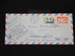 FRANCE - MAROC - Enveloppe Par Avion Avec Cachet 25éme Ann.Mermoz 1955 - à Voir - Lot P8319 - Poste Aérienne