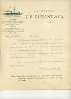 LONDON . VE. DURANT & CO . AGENTS . - Verenigd-Koninkrijk