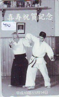 Télécarte JAPON * JUDO (420) TELEFONKARTE * PHONECARD JAPAN - Sport