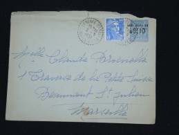 FRANCE - Entier Postal ( Enveloppe ) Des Hautes Alpes Pour Marseille En 1951 - à Voir - Lot P8338 - Standaardomslagen En TSC (Voor 1995)