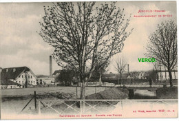 Carte Postale Ancienne De ANOULD – PAPETERIES DU SOUCHE – ENTREE DES USINES - Anould