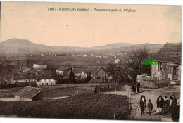 Carte Postale Ancienne De ANOULD – PANORAMA PRIS DE L'EGLISE - Anould