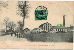 Carte Postale Ancienne De ANOULD – PAPETERIES DU SOUCHE – USINE DE LA PATE CHIMIQUE - Anould