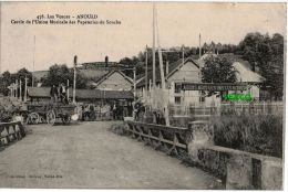 Carte Postale Ancienne De ANOULD – CERCLE DE L'UNION MUSICALE DES PAPETERIES DU SOUCHE - Anould