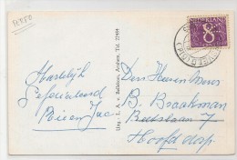 NEDERLAND - PERFIN On C/1950´s  Briefkaart -Kasteel Suideras, Vierakker - - Covers & Documents