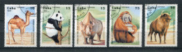 Cuba 1997 - Zoo - Complete Set - 5 Stamps - Usati