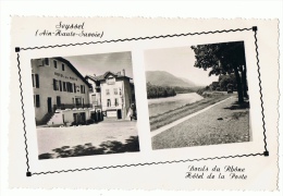 CPSM AIN - SEYSSEL N°11544 ET LE RHONE - HOTEL DE LA POSTE - Seyssel