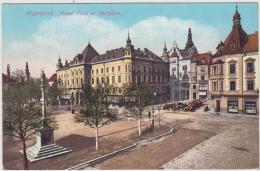 AK  - Klagenfurt  - Neuer Platz Und Obstplatz -  1913 - Klagenfurt