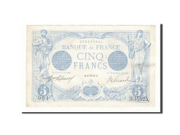 Billet, France, 5 Francs, 5 F 1912-1917 ''Bleu'', 1917, 1917-01-15, SUP+ - 5 F 1912-1917 ''Bleu''