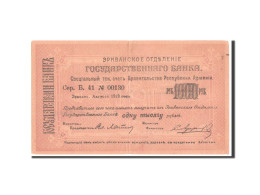 Billet, Armenia, 1000 Rubles, 1920, TTB+ - Arménie