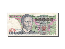 Billet, Pologne, 10,000 Zlotych, 1988, 1988-12-01, TB - Pologne