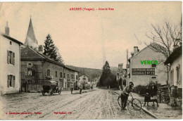 Carte Postale Ancienne De ARCHES – GRANDE RUE - Arches