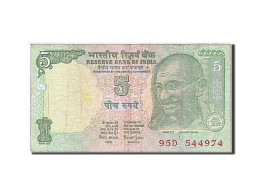 Billet, India, 5 Rupees, 2009, B - Indien