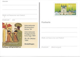 Germany (BRD) 1994  "Sindelfingen"  (*)  PSo 36 - Illustrated Postcards - Mint