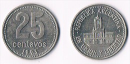 Argentina 25 Centavos 1993 - Argentina