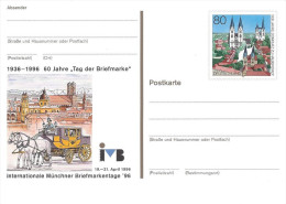 Germany 1996  "Munchner Briefmarkentage"  (*)  PSo 41 - Illustrated Postcards - Mint