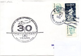 Polaire. Pli Deep Freeze 1985. Cachet à Date Mc. Murdo Station Du 07/01/1985. Cachet Illustré. - Polar Flights