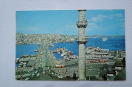 Turkey Istanbul Galata Bridge Stamp 1963  A 36 - Turquie