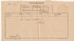 TELEGRAMME SENT FROM DEJ TO CLUJ NAPOCA, 1968, ROMANIA - Telegraphenmarken
