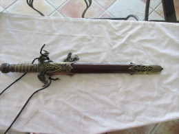 SABRE FANTAISIE  POUR JEU DE ROLE LAME ACIER - Blankwaffen