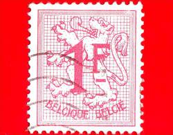 BELGIO - Usato - 1959 - Animali Nell´araldica - Stemmi Araldici - Leone - Mm. 20.5 X 24 - 1 - 1951-1975 Heraldic Lion