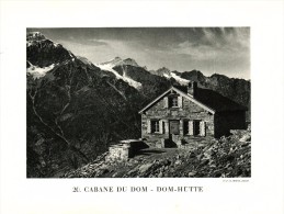 Original Ansicht/ Photographie Von 1927 , Domhütte , Randa , Uto ,  Ca. 20x13 , Berghütte !!! - Randa