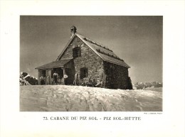 Original Ansicht/ Photographie Von 1927 , Pizolhütte , Bad Ragaz , Schwarzbühl , Valens-Lasa , Ca. 20x13 , Sargans !!! - Bad Ragaz