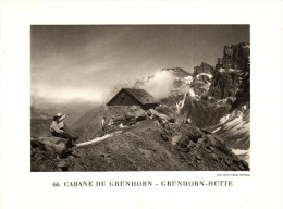 Original Ansicht/ Photographie Von 1927 , Grünhornhütte , Linthal , Glarus , Ca. 20x13 , Berghütte !!! - Linthal