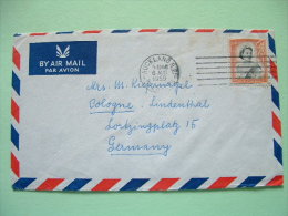 New Zealand 1959 Cover To Germany - Queen Elizabeth II (Scott 298A) - Cartas & Documentos