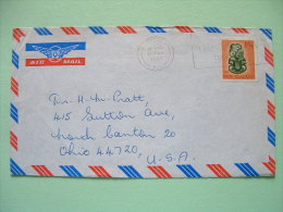 New Zealand 1967 Cover To USA - Tiki - Lettres & Documents