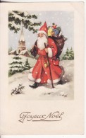 Carte Postale Fantaisie JOYEUX NOËL - PERE NOËL - Santa Claus