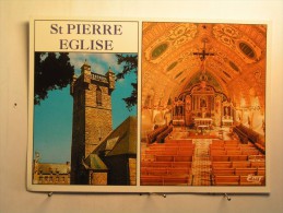 St Pierre Eglise - L'Eglise - Portail Roman... - Saint Pierre Eglise